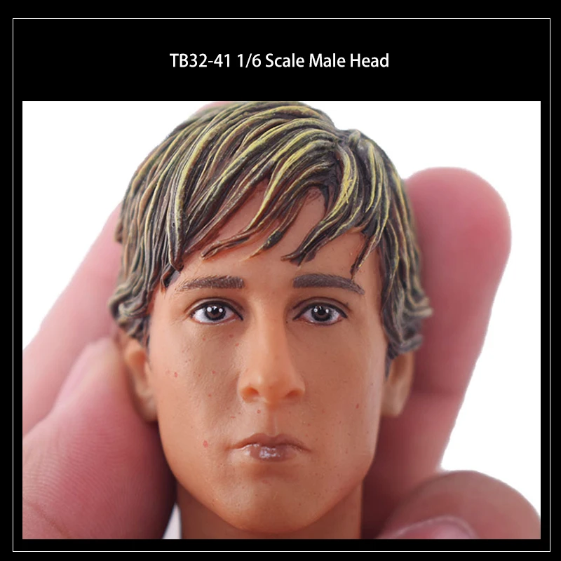 

Custom 1/6 Scale Accessories Male/Man Head Sculpt For Hot Toys Body Carving TB32-41 For 12 Inch Phicen Sideshow TTL Enterbay