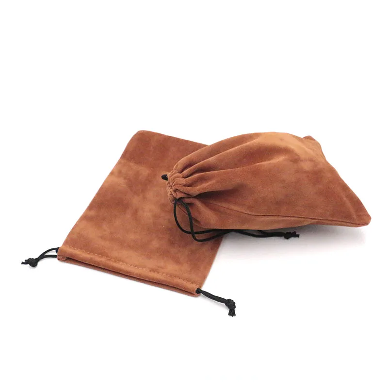 

20pcs/lot 13x18cm Velvet Bag Drawstring Pouch Jewelry Packing Bags Wedding Earrings Bracelet Gift Bag Print Custom Logo