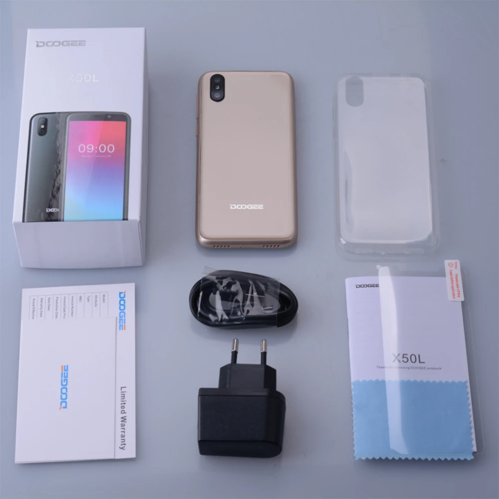DOOGEE 4G X50 X50L Android 8 1 смартфон MTK6737 четырехъядерный 5 0 &quot18:9 мобильный телефон 16 Гб