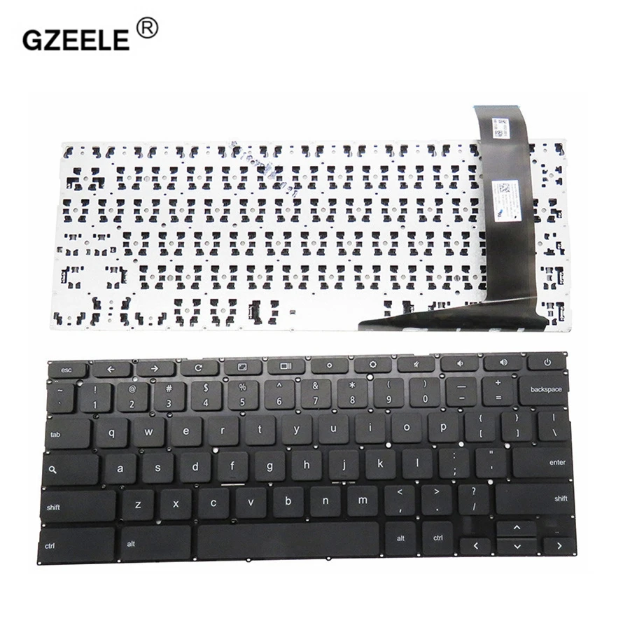 Gzeele США клавиатура для ноутбука ASUS C300 C300MA C300SA-ds02 DH02 C300MA-ro044 R005 (без рамки) pn: 9Z. NBLSQ.101 черный английский