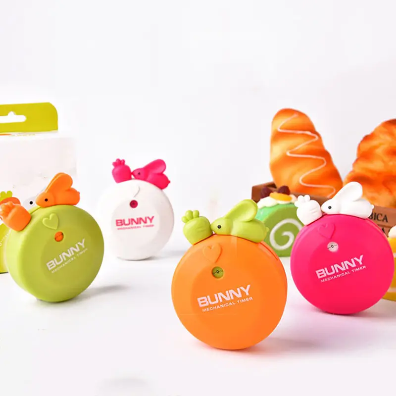 Cute bunny mechanical timer bell countdown timer kitchen tool-in ...