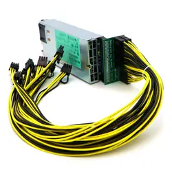 Mining комплект-10 шт. 6Pin добыча прорыв доска + 100 шт. 60 см ul 1007 16AWG pci-e 6Pin к 6 + 2Pin кабель