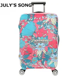 Новые эластичные чемодан крышка цветы тележка чемодан Женская студент защиты пылезащитный чехол Туристические товары поставк