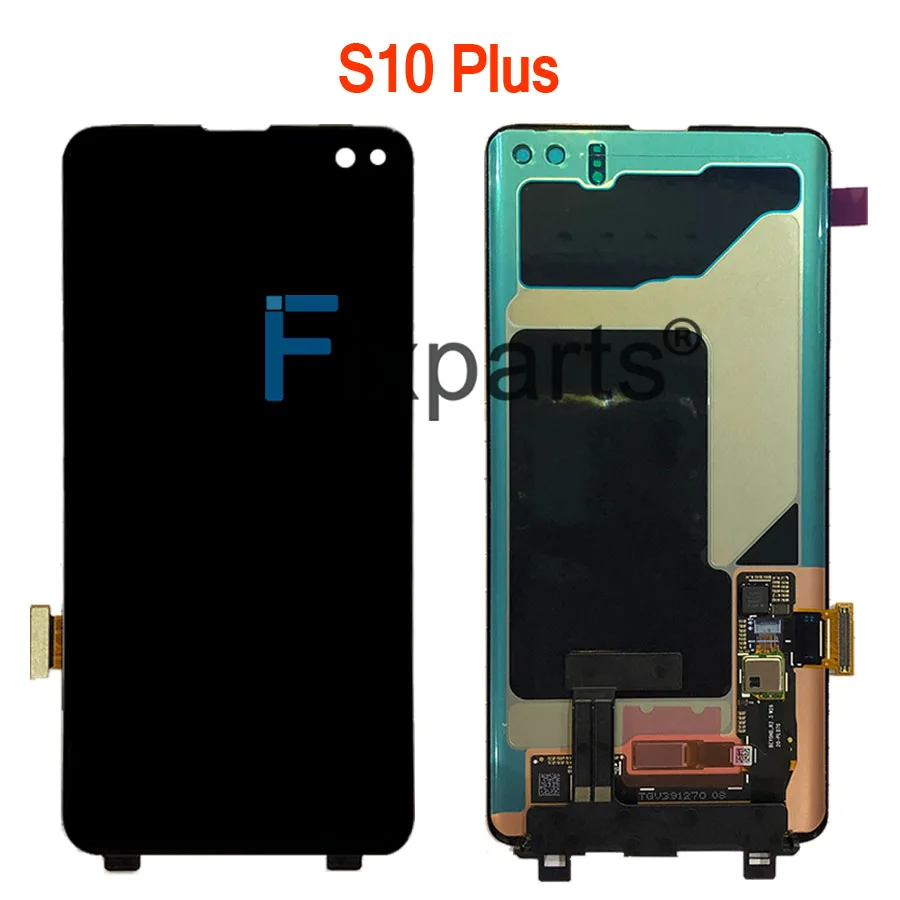 Black AMOLED LCD for SAMSUNG S10 LCD G9730 Display
