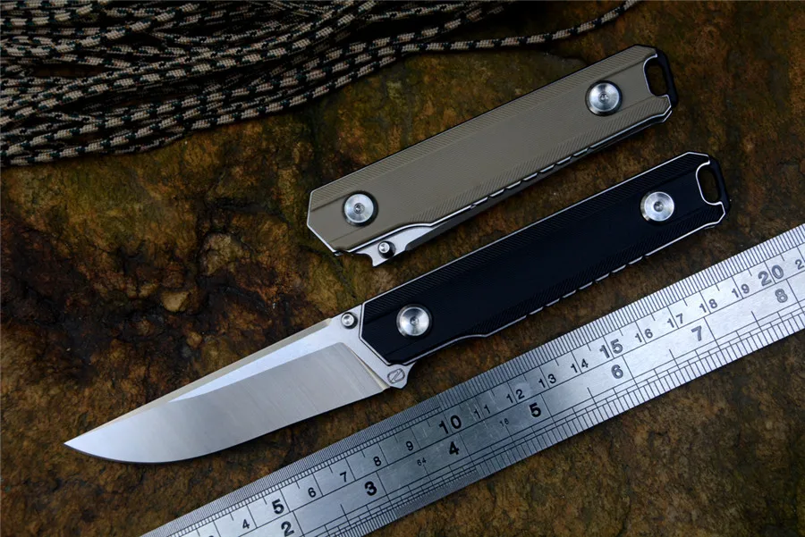 STEDEMON BP-02 folding knife 440C blade stonewashed Nylon handle outdoor camping tactical hunting pocket knife EDC tools