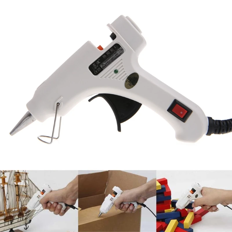 

Hot Melt Glue Gun Electric DIY Adhesive Hobby/Crafts/Hair Extension/Wigs Trigger