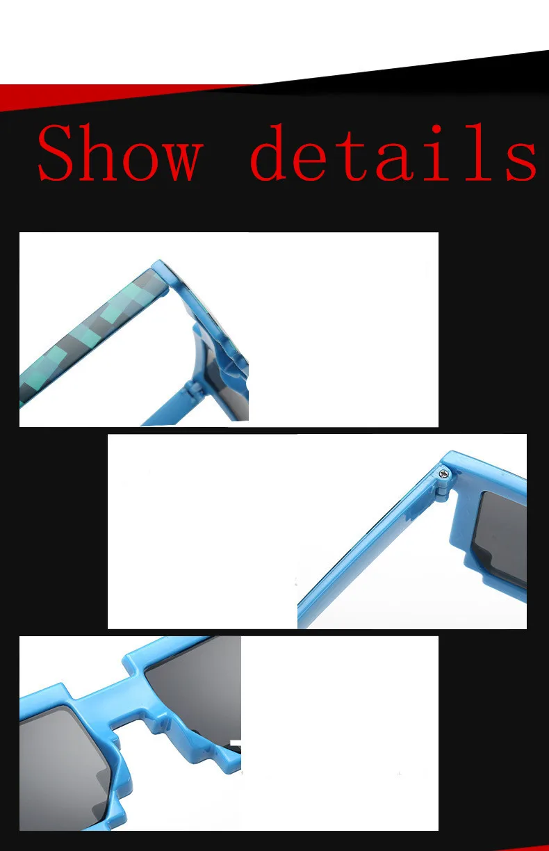 ASUOP2018 new square fashion children sunglasses mosaic boy girl gift glasses luxury brand retro phantom color personality sunglasses (5)