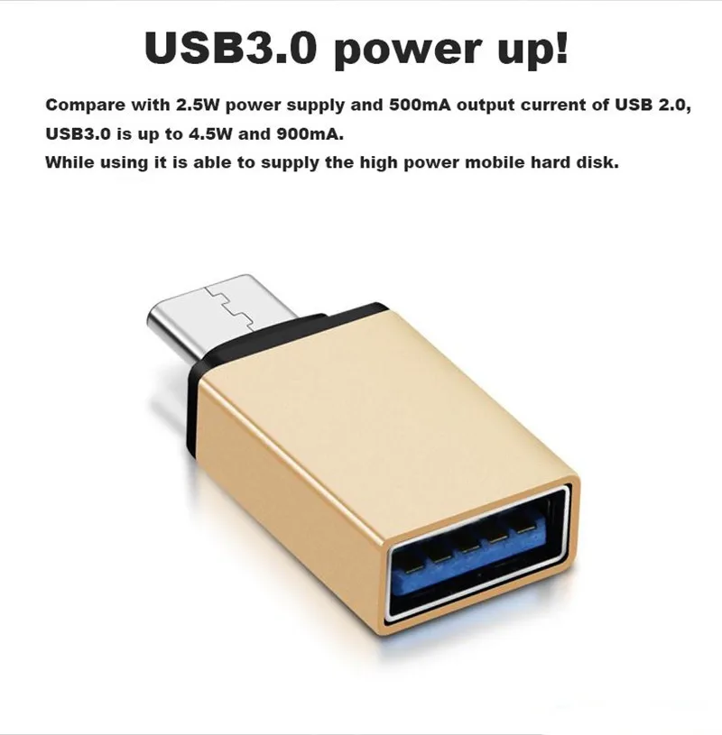 SIANCS USB 3,0 type C OTG Кабель-адаптер для huawei Xiaomi 5 4C Macbook Nexus 6p type-C USB-C OTG конвертер для всех телефонов type-c