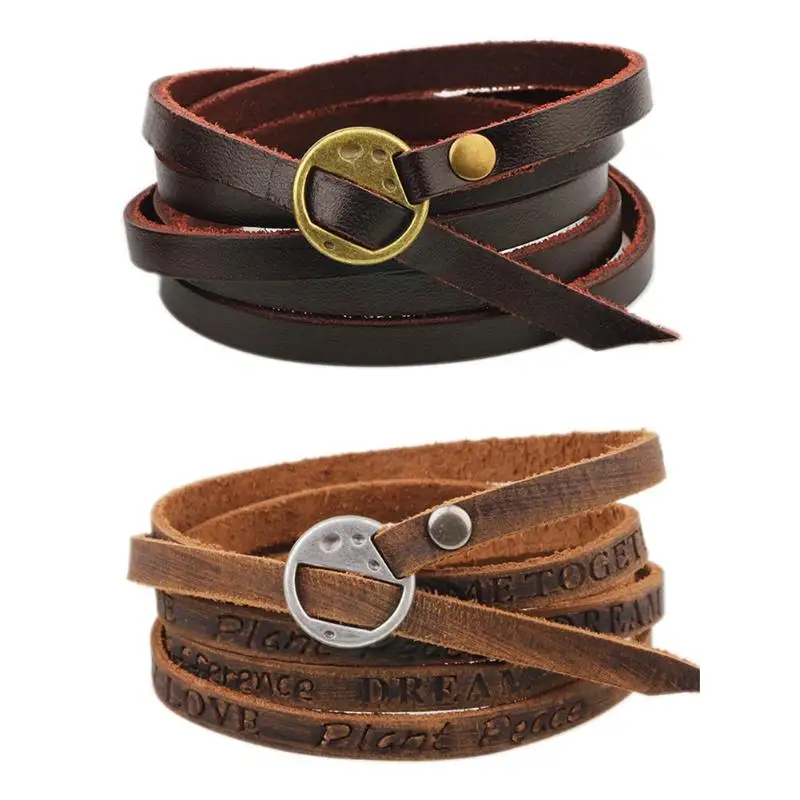 

Unisex European Fashion Twine Leather Bracelet