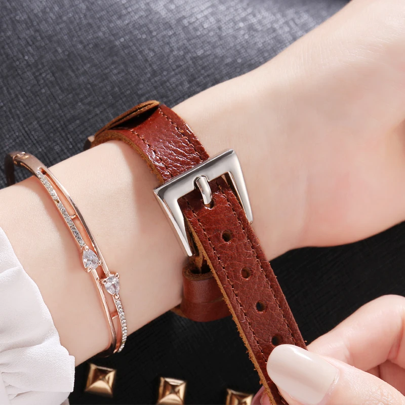 Reloj mujer 2020 женские часы Топ люксовый бренд наручные кожаные кварцевые hodinky relogio