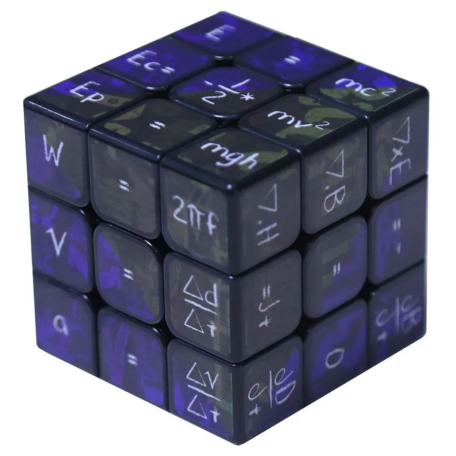 Magic Cube 3x3x3 neo magico Cubo календарь время печати головоломка на скорость обучающие игрушки для детей 6 лет - Цвет: Тёмно-синий