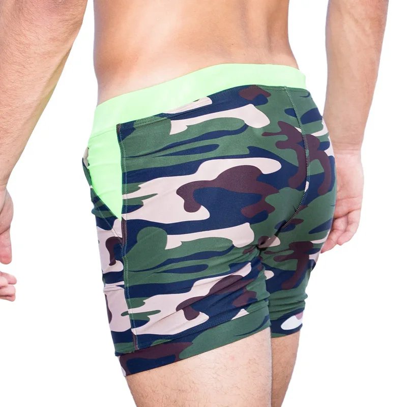 Taddlee Brand Sexy Men's Swimwear Swimsuits Gay Plus Size Long Basic Camo Swimming Surf Board Shorts Swim Boxer Trunks Quick Dry