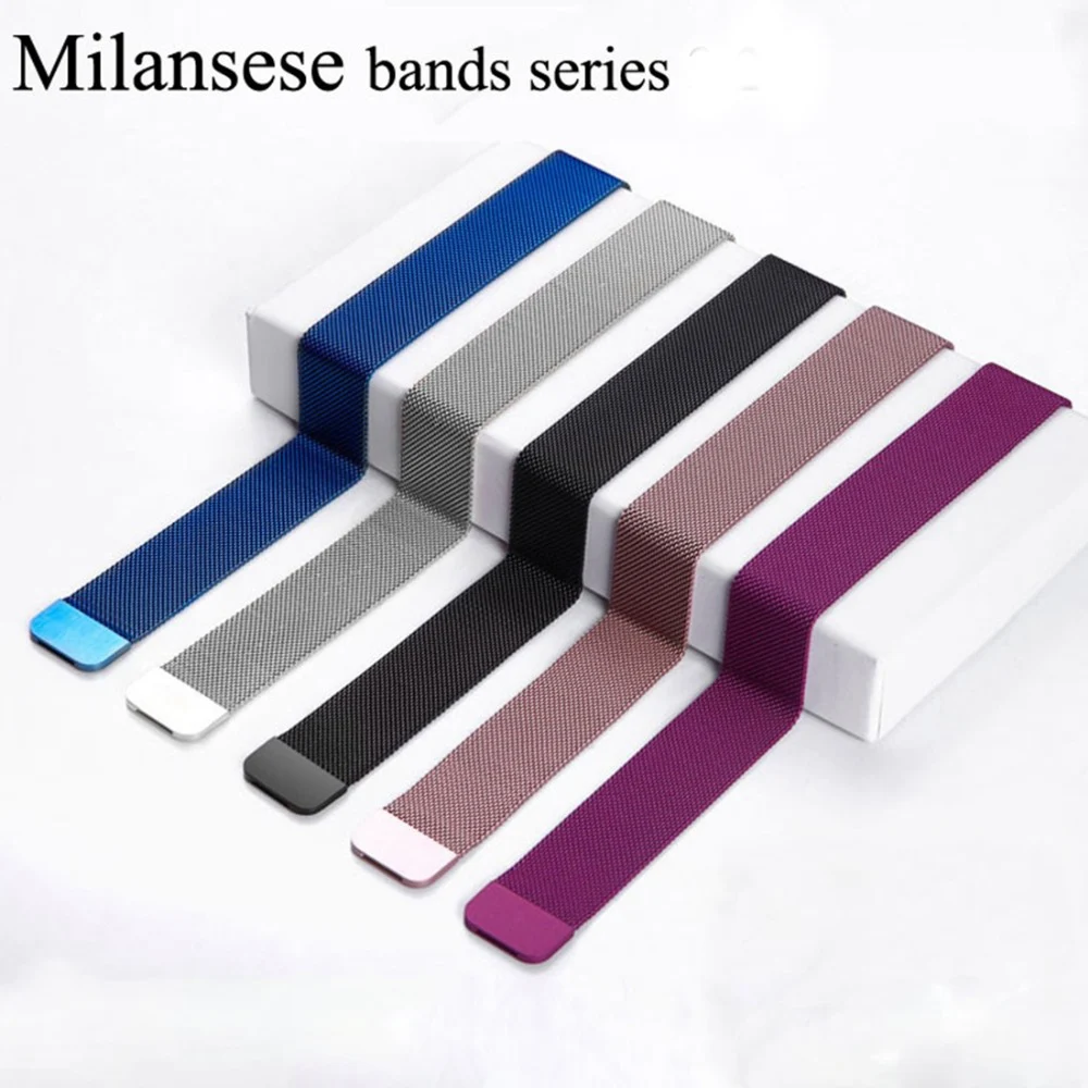 

Milanese Loop Band For Apple Watch series 4/3/2 42mm 38mm iwatch 44mm 40mm Bracelet Stainless Steel band correa Accessories