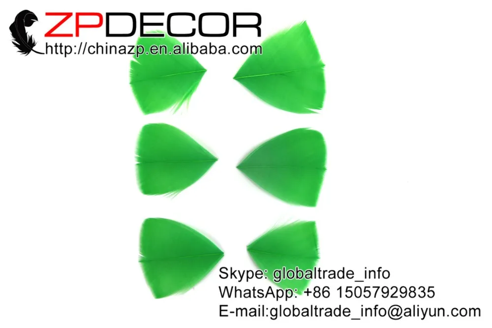green turkey feathers petal (5)