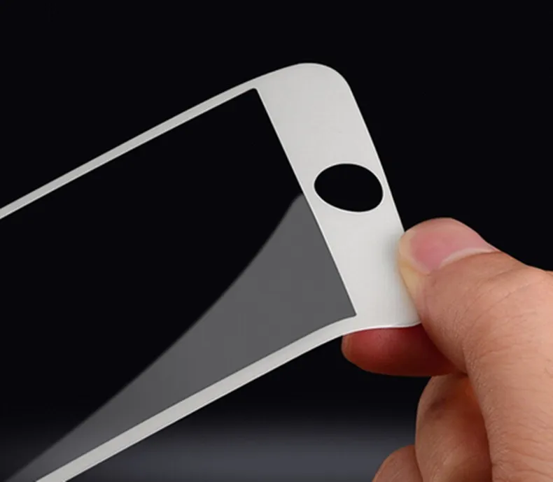 Для Iphone 8 7plus 3d мягкий край Полное покрытие красная роза золото Глянцевая углеродное волокно Закаленное стекло Защитная пленка для Iphone 6S