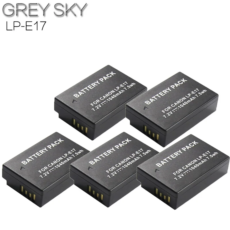 

LP-E17 LP E17 LPE17 Rechargeable 1040mAh Lithium Digital Camera Battery For Canon EOS M5 M6 200D T6I T6S 750D 760D 77D X8I