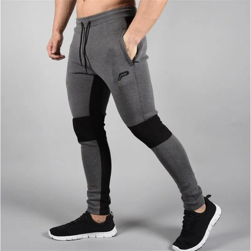 Comprar 2019 pantalones casuales de marca de Jogger para hombre, pantalones deportivos para hombre, pantalones de ejercicio para hombre, pantalones para hombre pantalones de Fitness