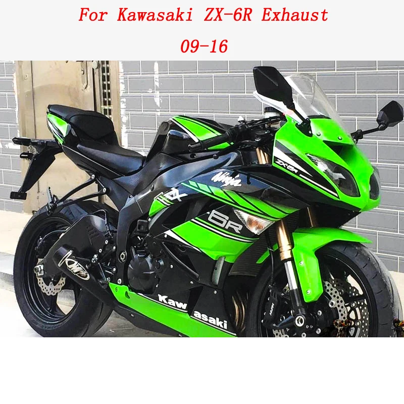 

KA Motorcycle Exhaust Link Pipe Mid Pipe Stainless Steel Fit For Exhaust Convertor Adapter zx-6r exhaust zx6r link pipe