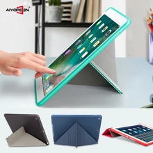 Для ipad 9,7 дюймов AIYOPPEN мягкий из термопластика чехол Smart cover Авто Режим сна/Пробуждение для ipad чехол Многофункциональная подставка держатель