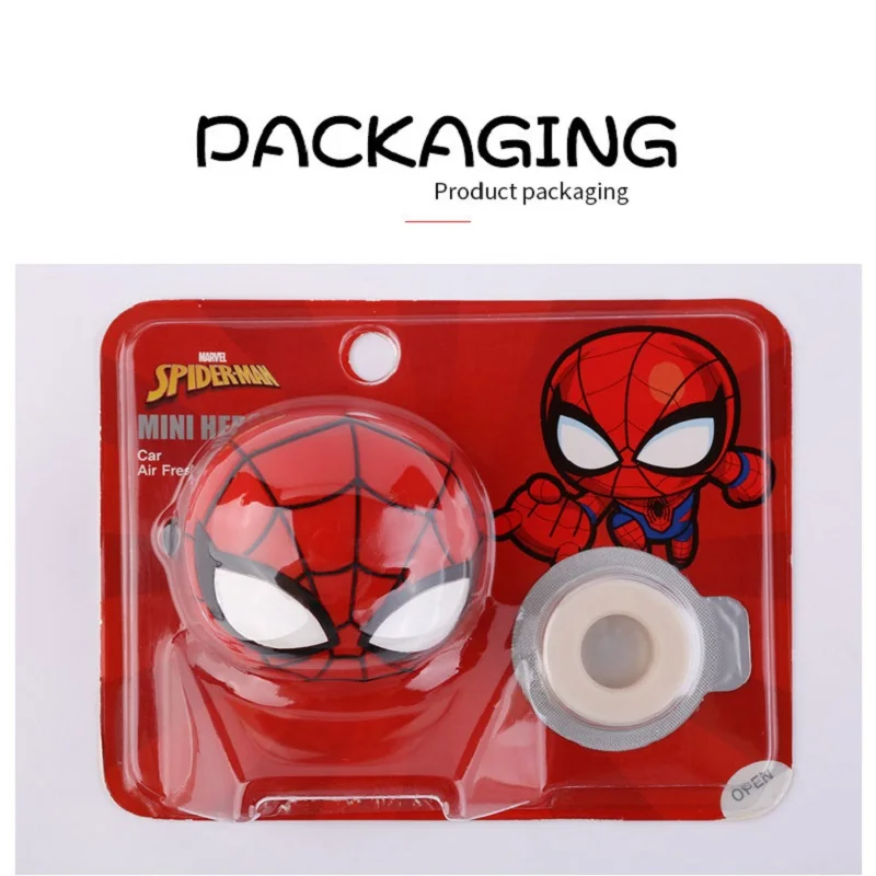 Cartoon Air Freshener with Clip Car Styling Perfume For Air Condition Vent Outlet The Avengers Marvel Superman Batman Fans