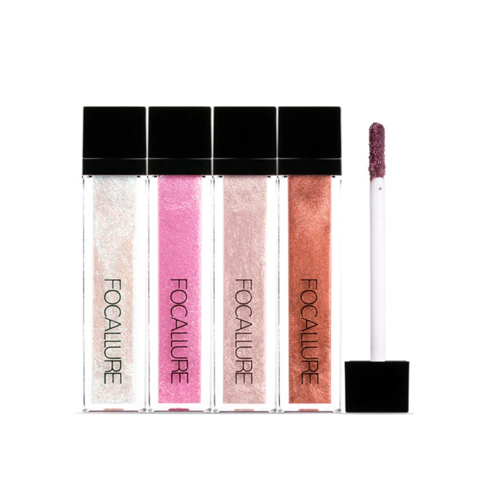 

FOCALLURE 10Colors New Metal Liquid Eye liner Glitter Loose Waterproof Shimmer Makeup Long-lasting Eye Shadow Liner TSLM2