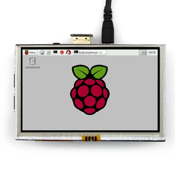 5 дюймов ЖК-дисплей HDMI Сенсорный экран Дисплей на тонкопленочных транзисторах на тонкоплёночных транзисторах ЖК-дисплей Панель модуль 800*480 для Banana Pi Raspberry Pi 4B Raspberry Pi 3 Model B/B