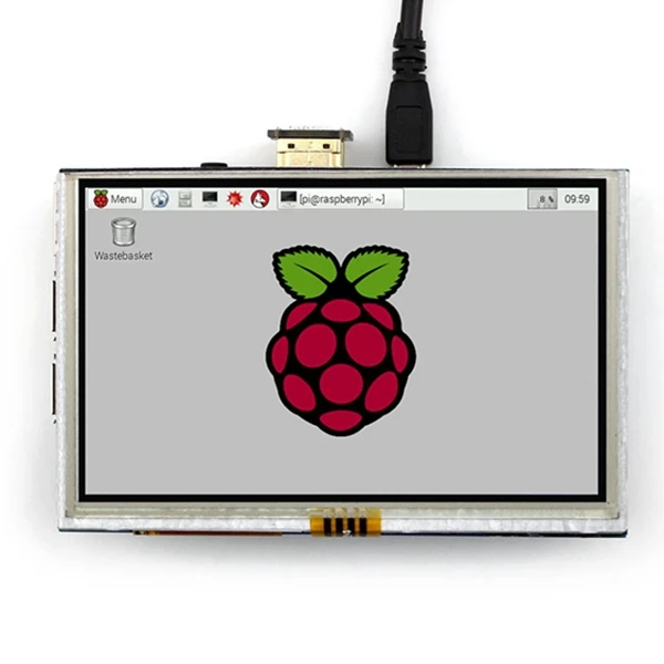  5 inch LCD HDMI Touch Screen Display TFT LCD Panel Module 800*480 for Banana Pi Raspberry Pi 4B Ras