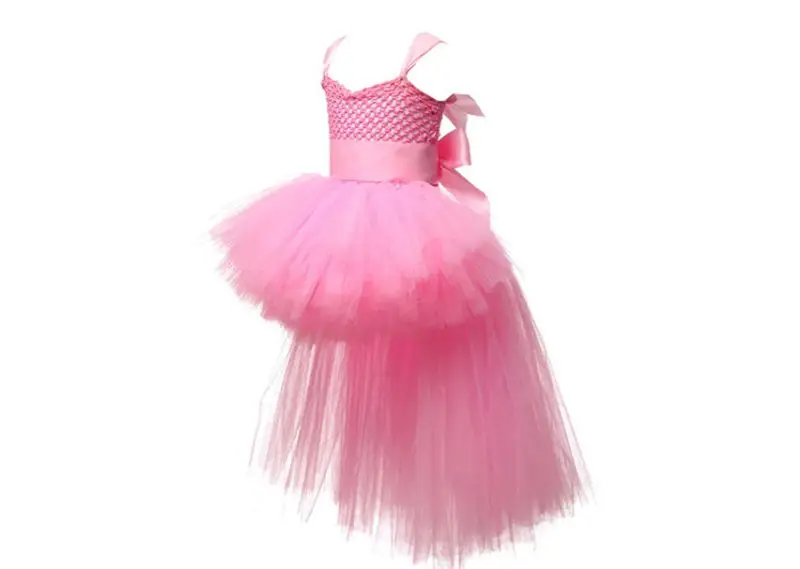 Платье-пачка для девочек с v-образным вырезом; фатиновое вечернее платье принцессы для девочек на День рождения; бальное платье для девочек; карнавальный костюм на Хэллоуин; От 2 до 8 лет