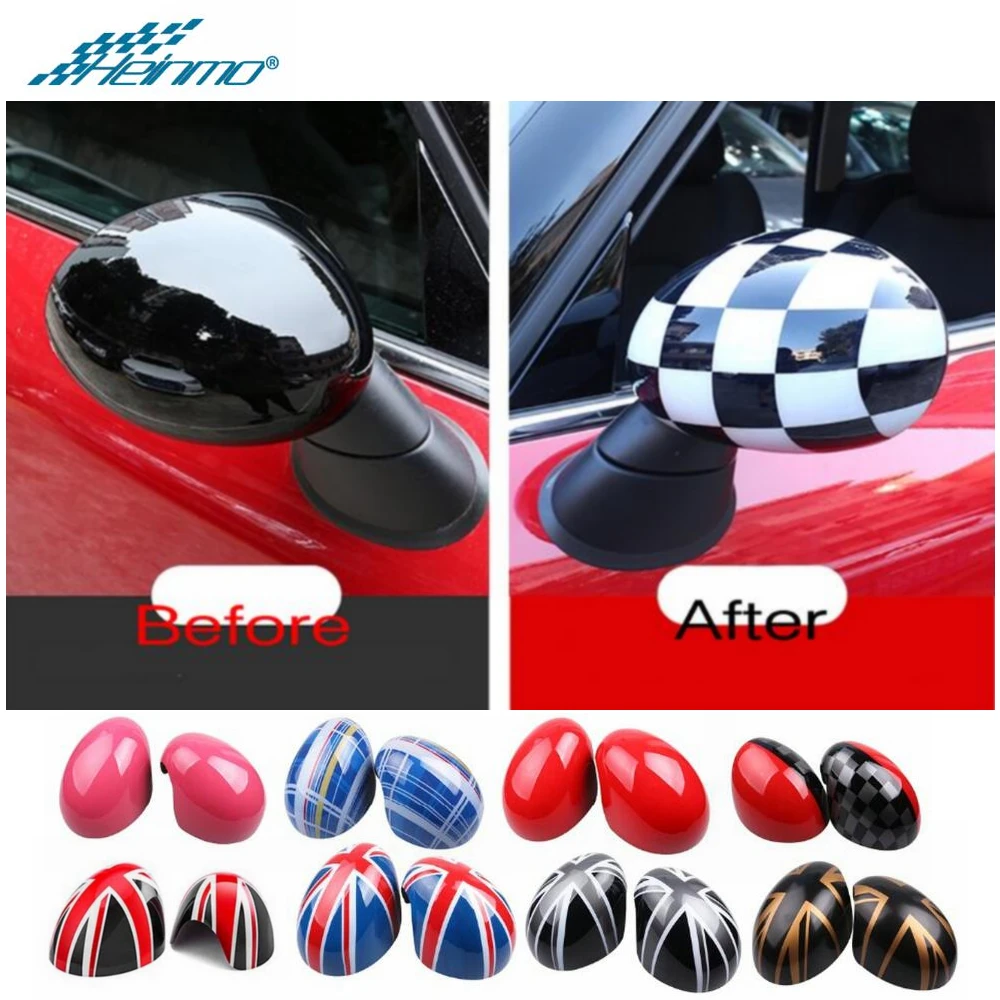 

For MINI F56 Rearview Mirror Sticker Decals Cover For MINI Cooper F55 Hardtop Hatchback Car Styling For MINI Cooper Accessories
