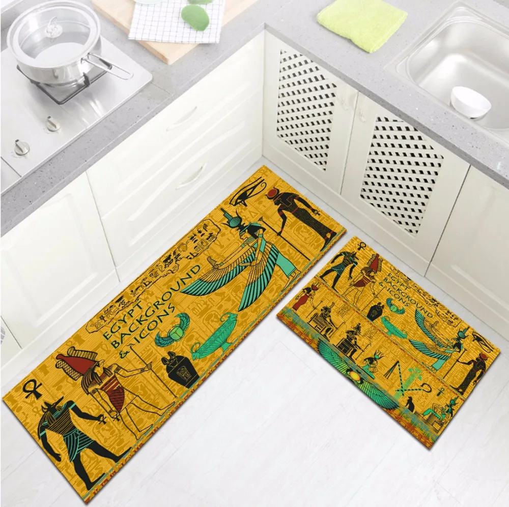 

Ancient Egypt Area Rug And Carpet For Kids Baby Home Living Room Large Crystal Velvet WC Bedroom kitchen Door Floor Bath Mats