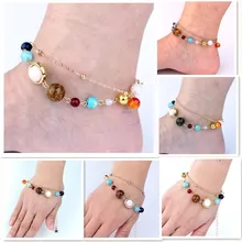 BOEYCJR Вселенная планеты браслеты и браслеты модные украшения галактика солнечная система браслет для женщин или мужчин