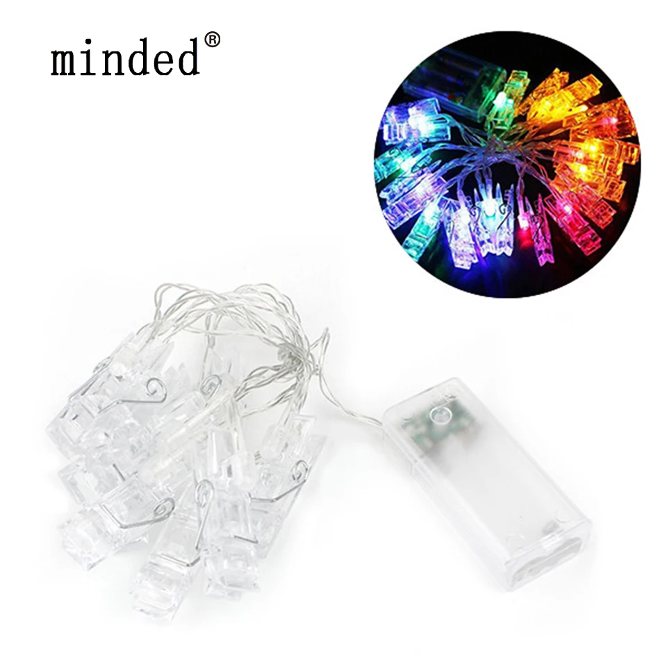 

1.3M/2.8M/5M Card Photo Clip Led String Lights Indoor Christmas Festival Party Wedding Lamp Home Decoration Fairy Light Chain