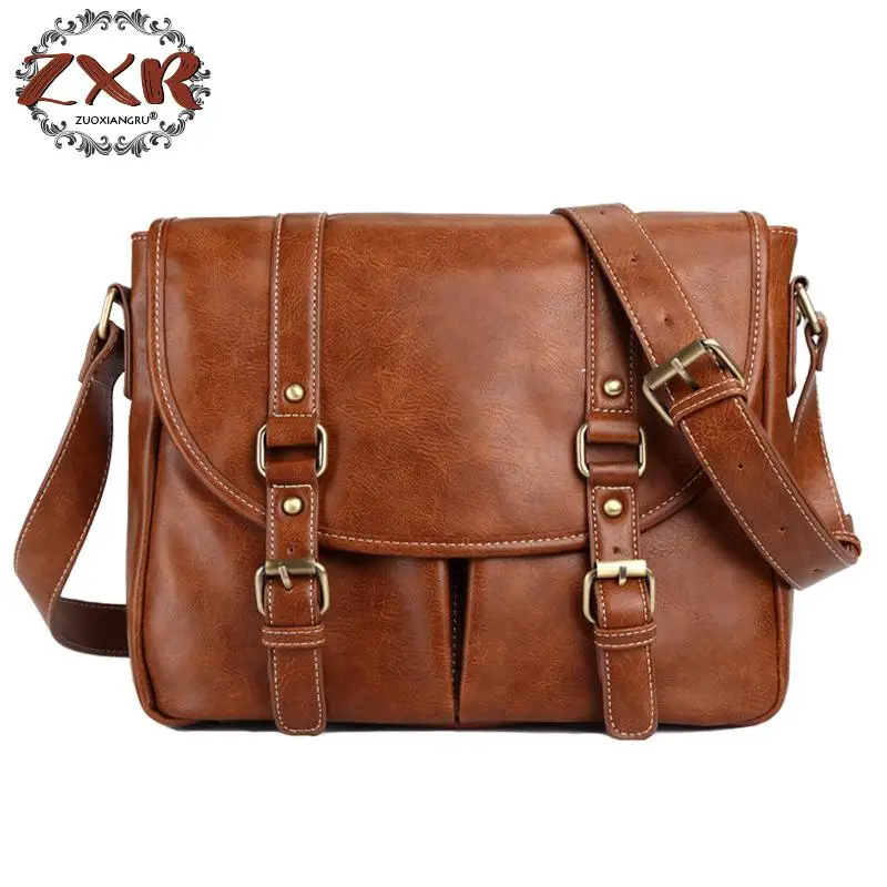 

PU Leather Men handbag Casual Business Mens Messenger Bag Fashion Men Crossbody Bag Male Travel Shoulder Satchel Bags bolsas