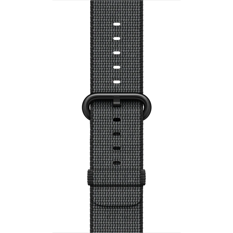 Ремешок URVOI для Apple Watch series 5 4 3 2 1 тканый нейлоновый ремешок для iWatch с классической пряжкой - Цвет ремешка: Black