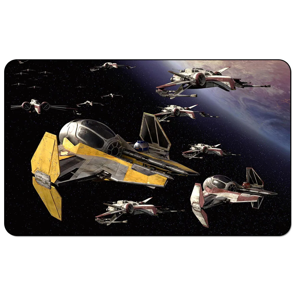 Игровой коврик Звездные войны: CGI Planet Ship Space Stars X-Wing Playmat игровой для торговой карты