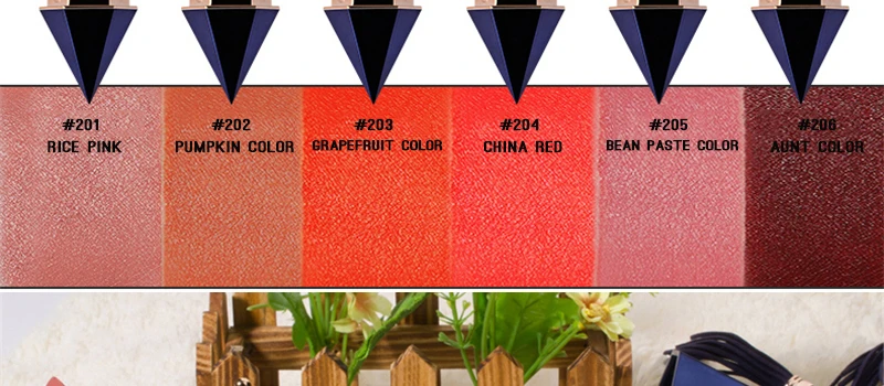 TUTU Velvet Lipsticks Long Lasting Sexy Shimmer Waterproof Nude Lip Stick Moisturizing Stars Matte Lipstick 6 Color Make-up Kit (3)