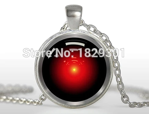 

2017 Promotion Direct Selling Classic Maxi Necklace Collier Collares Hal 9000 Space For Necklaces Pendant Glass Dome HZ1