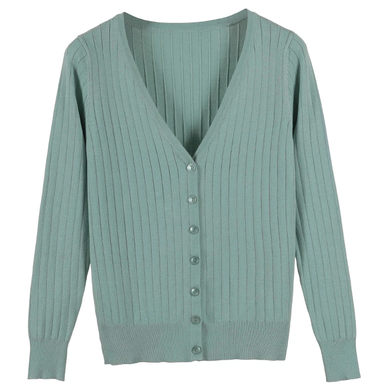 

2019 Autumn New Women Knitted Cardigan Fashion V-Neck Long Sleeve Solid Cardigan Sweater Single Button Casual Knit Coat PZ624