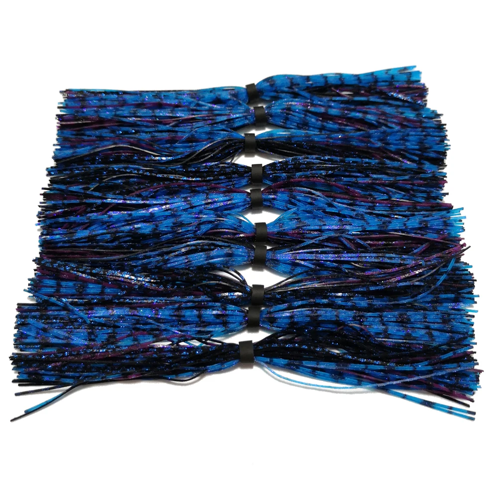 

10 Bundles 44 Strands Silicone Skirts Fishing Accessories DIY Buzzbaits Spinner Buzz Bait Silicone Skirts Dropshipping SF050