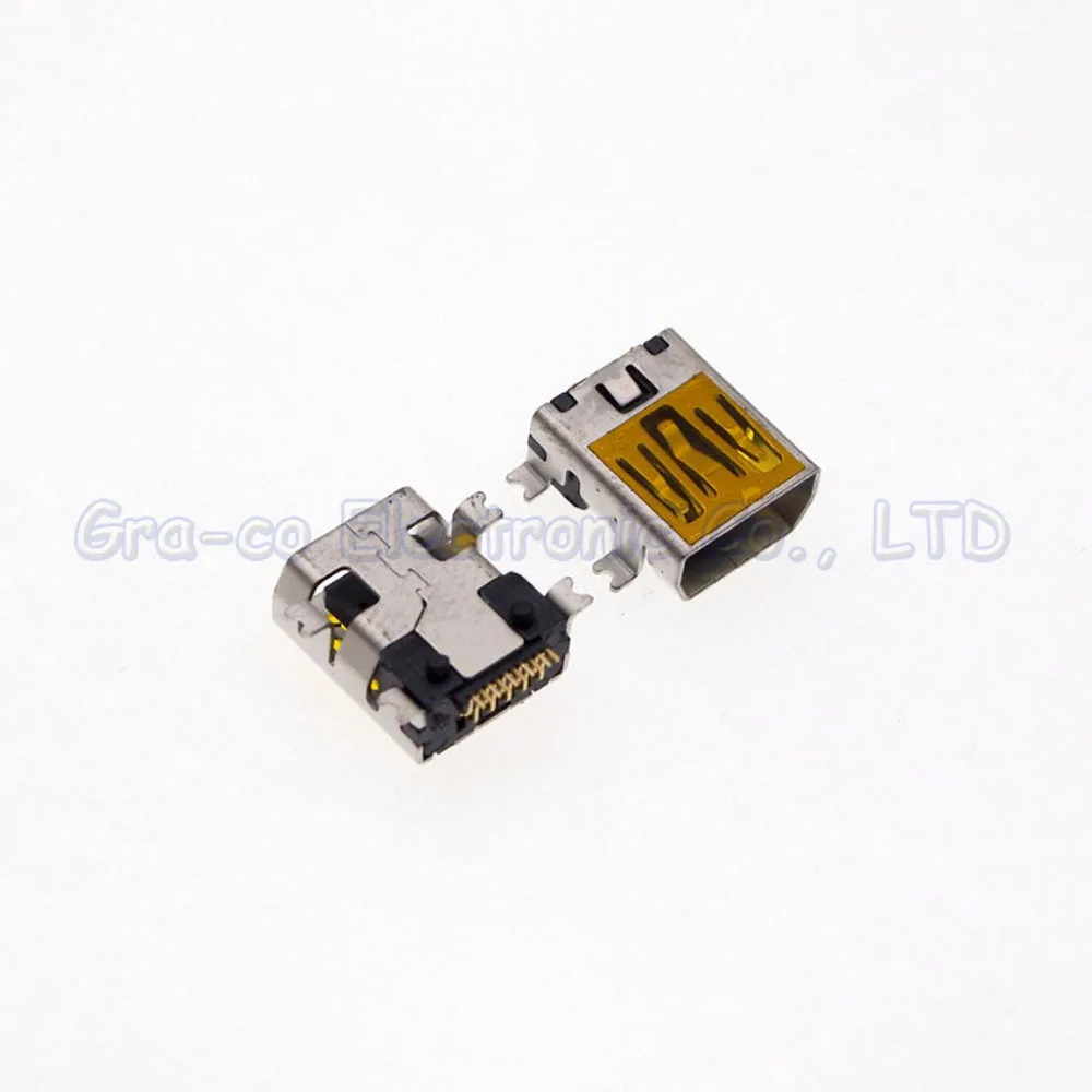 10pcs Mini usb 10PIN female socket 10p mini usb connector for Philips 4 ...