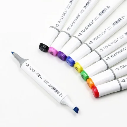 

TOUCHNEW 36/48/72/80 Colors Copic Markers Sketch Set Dual Head Art Sketch Marker Pen For Artist Manga Graphic Design Supplies