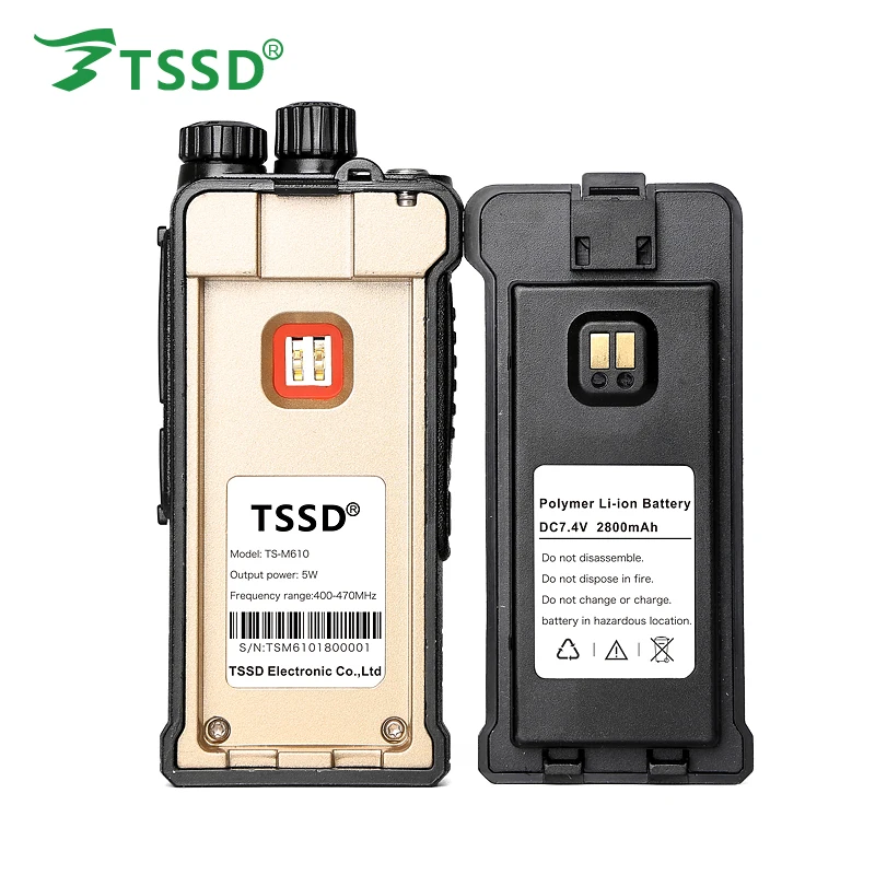 Новый дизайн TSSD скрытый дисплей светодиодный UHF двухсторонний радиоприемник TS