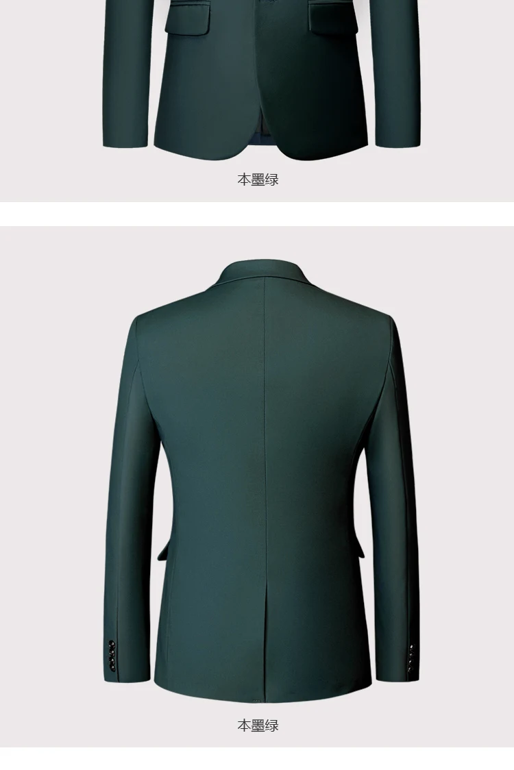 Новинка, деловой мужской пиджак s M L XL XXL 3XL 4XL 5XL 6XL, Мужской Блейзер, деловое повседневное Мужское пальто, 10 цветов на выбор