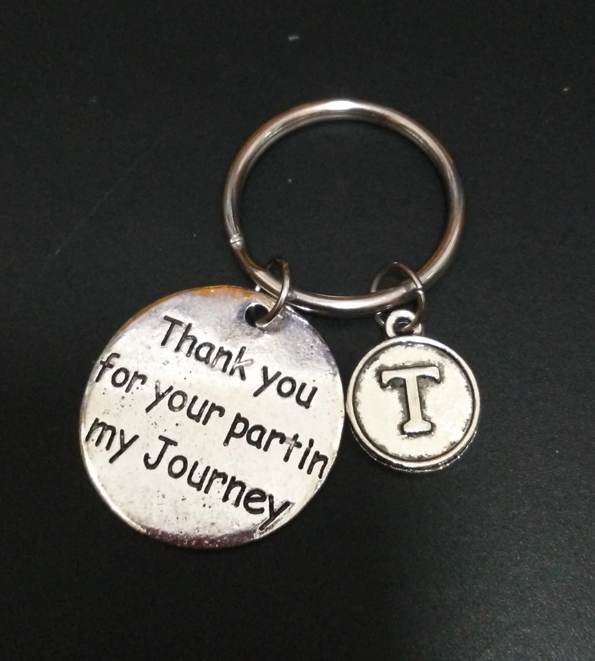 1pc Thank you for your part in my Journey Key Ring , Thank ...
