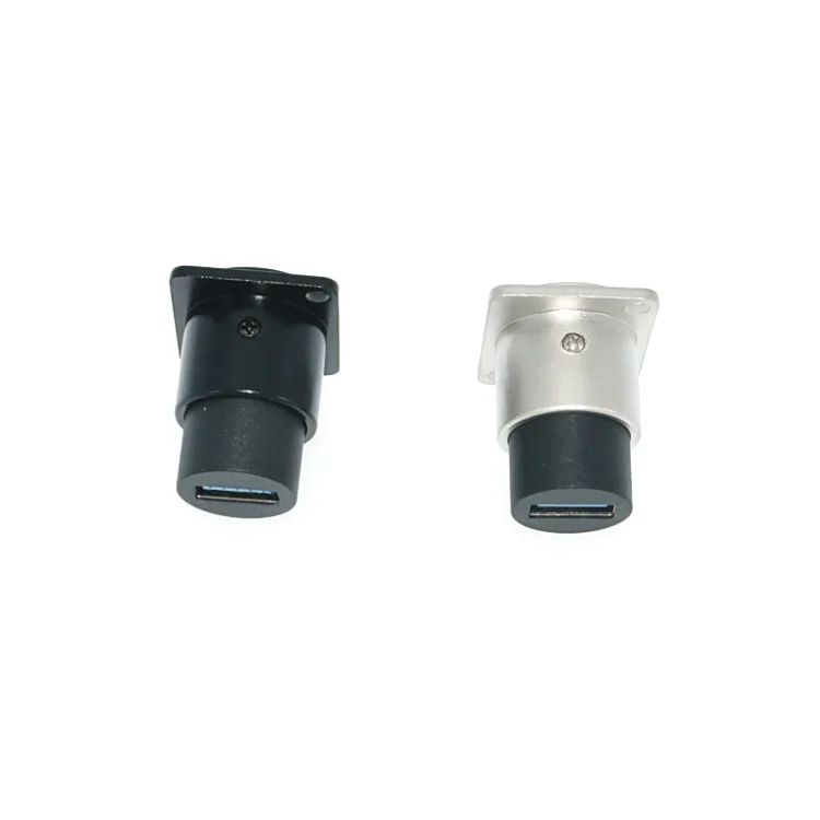 

10 pcs USB 3.0 D Type Socket Metal Female to Female Module Connector USB Plug Panel Mounting Holder Adapter Support