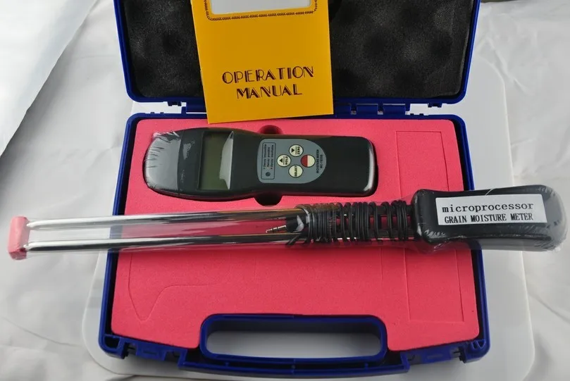 Multifunctional Digital Moisture Meter with Long Pin Type Moisture