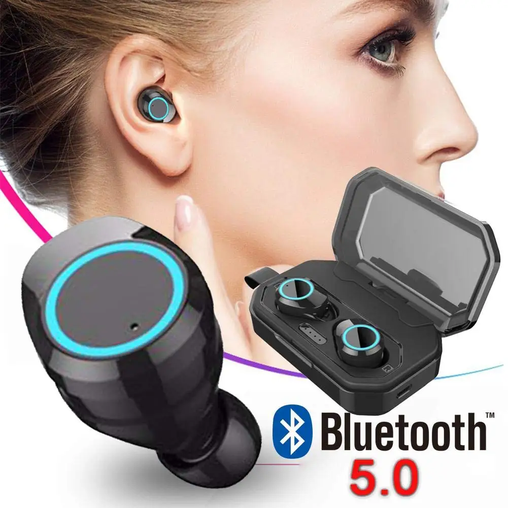 Беспроводные наушники, Bluetooth 5,0, наушники с глубоким басом, стерео звук, наушники, беспроводные с шумоподавлением, гарнитуры