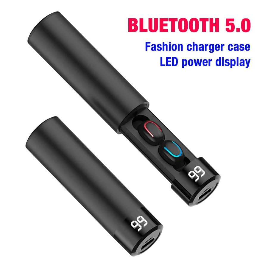 

Bluetooth earphone audifonos bluetooth inalambrico wireless headphones earphones tws headset earbuds led charger case