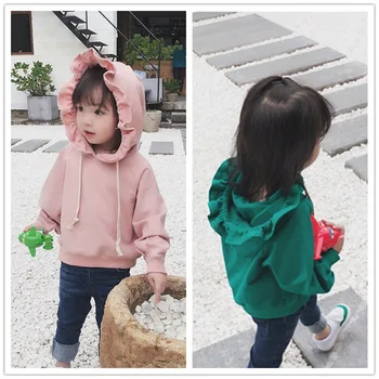 

Children's Clothing Fashion New Kids Sweatshirt Baby Girl Long Sleeve Solid Sweaters Girls Top Tees Toddler Cute Casual T Shirt
