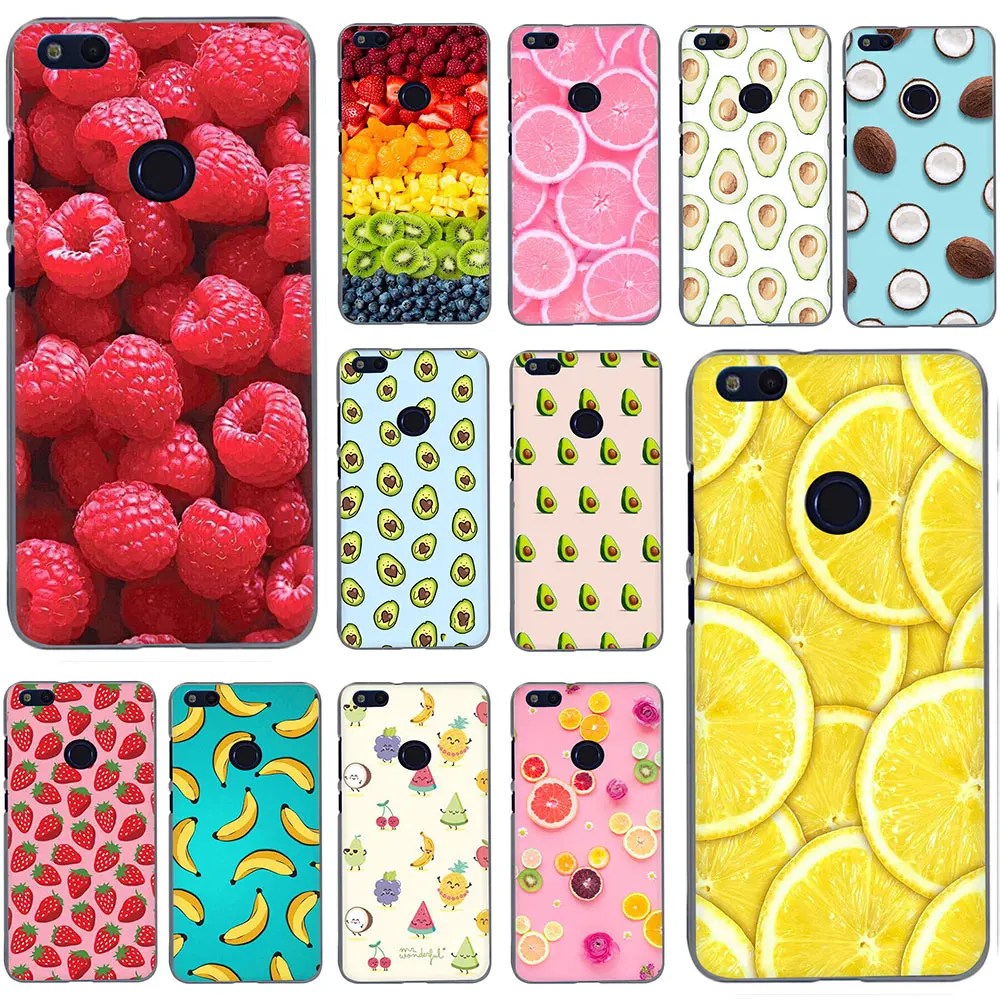 

Candy Color Fruit Hard Phone Case for Huawei Honor 20 Play 6 7 8 A C Pro 7C 5.99in 7 9 10 X Lite